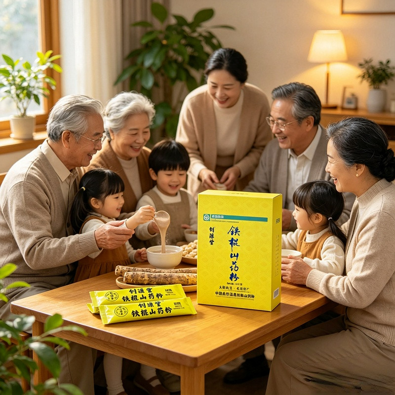 创源堂垆土铁棍山药粉21条盒装图片
