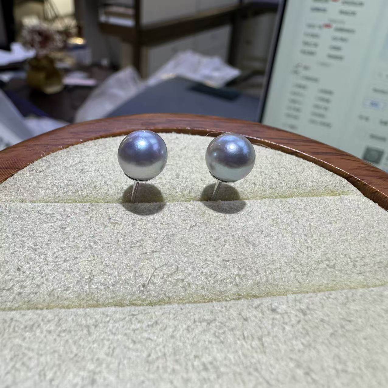 s925银7-8mm海水真多麻耳钉 ED2379,珠宝/钻石/翡翠,颈饰,淘宝优惠券,粉丝福利购,淘宝优惠卷