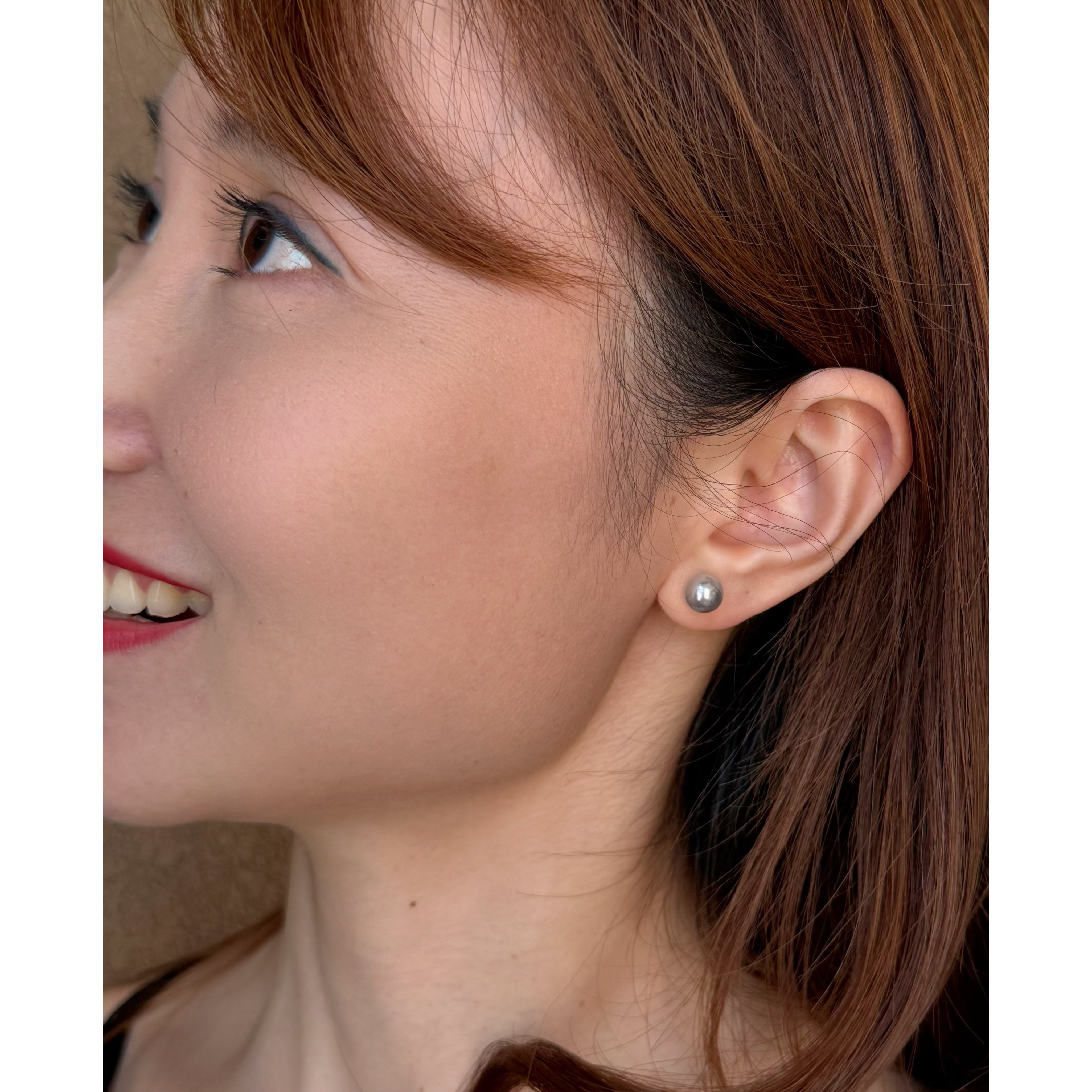 【周总专享】7-8mm海水真多麻耳钉 ED2236