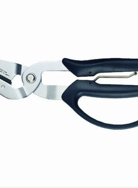 日本ALLEX/林刃物17212超硬纸板剪刀橡胶软管软胶板切割单刃剪刀