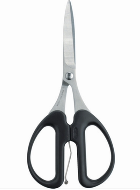 日本ALLEX/林刃物18313带辅助弹簧切割厚橡胶板工艺牛皮纸剪刀