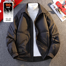 外套 轻薄保暖夹克冬装 侨迪蒙拉高端品牌秋冬季 羽绒服男翻领短款