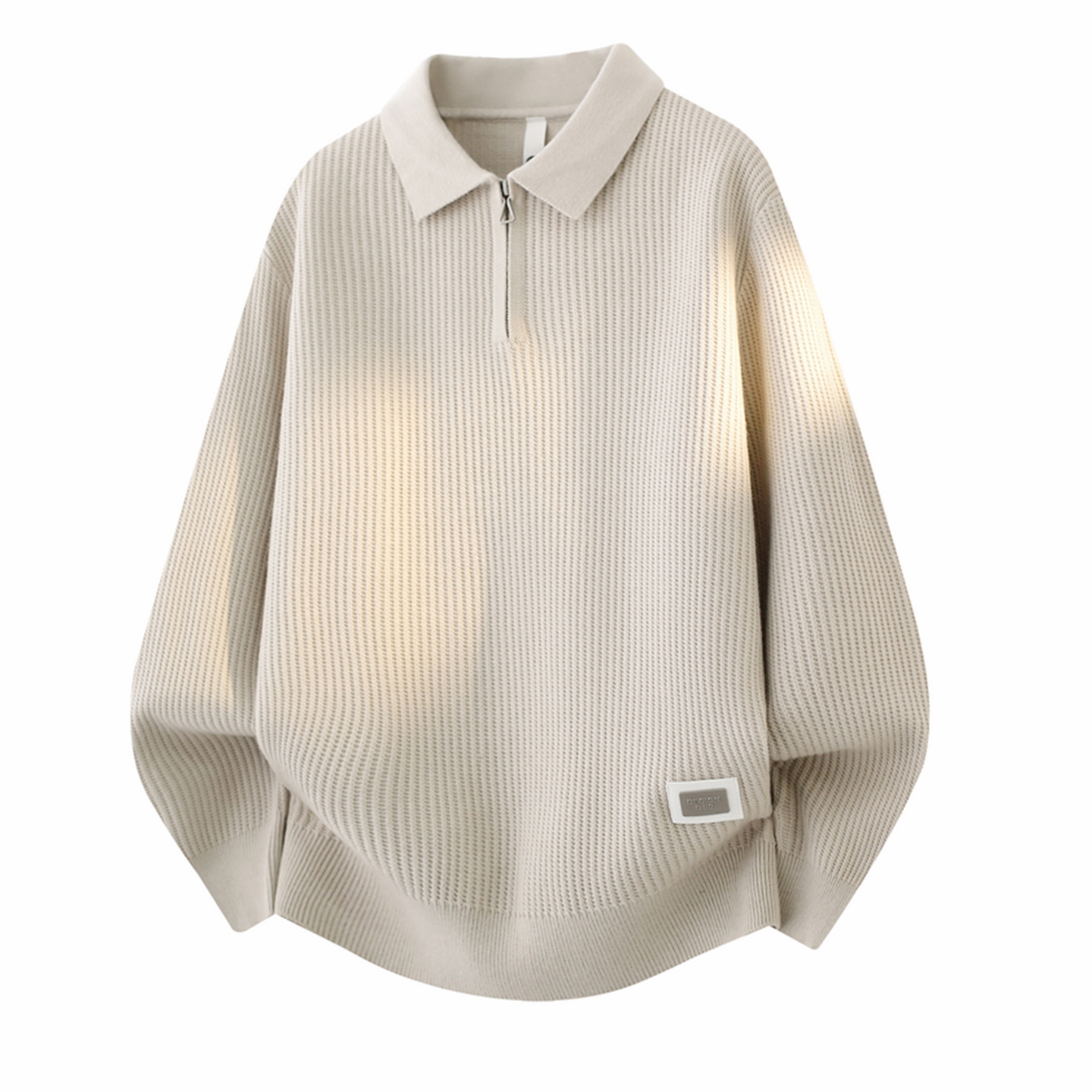 侨迪蒙拉2025新款高品质男士针织衫翻领高级感百搭秋冬季潮牌毛衣