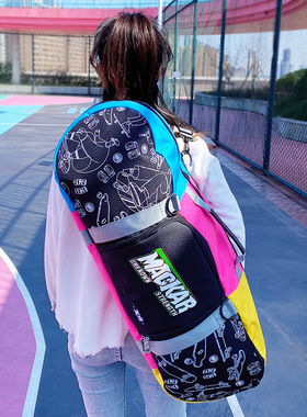 Mackar陆冲板滑板包护具收纳包儿童双翘板陆地冲浪板路冲双肩背包