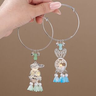 古风手镯发光流苏灯笼手饰宫廷仙气手环镯子日常气质百搭首饰品女