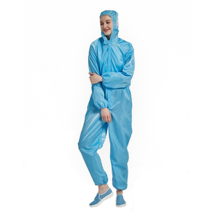 防静电服连体无尘洁净车间食品医药喷漆反复使用防尘衣工作防护服