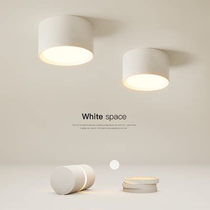 阳台灯小吸顶灯led卧室灯简约现代客厅灯走廊过道房间灯具玄关灯