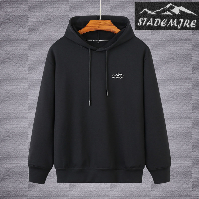 特大码运动嘻哈套头连帽卫衣