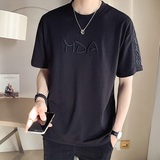 短袖T恤男夏季潮牌纯棉刺绣男士半袖体恤A313_82203_P40，男装T恤，电商A313