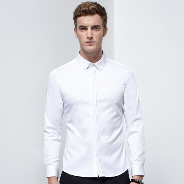 七匹狼旗下潮流男装品牌 Pierre D'Amour 彼尔达姆 男士长袖衬衫 天猫优惠券折后￥99包邮（￥199-100）4款可选