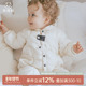 宝宝三防羽绒服连体衣冬季 保暖加厚鸭绒防风婴幼儿哈衣爬服外出服