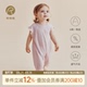 夏装 哈衣爬服薄款 婴儿无袖 乖奇熊莫代尔弹力女宝宝背心连体衣夏季