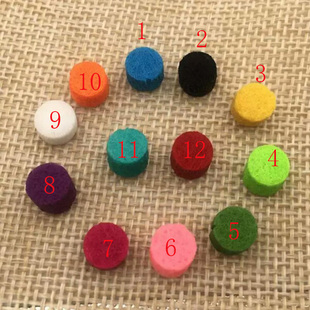 外圆直径7mm圆柱形香薰扩香吊坠饰品挂件所用香薰棉片单卖