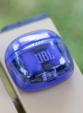 JBL TUNE FLEX2小晶豆降噪真无线入耳式半透明蓝牙耳机舒适佩戴荚