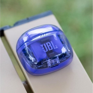 半透明蓝牙耳机舒适佩戴荚 FLEX2小晶豆降噪真无线入耳式 JBL TUNE