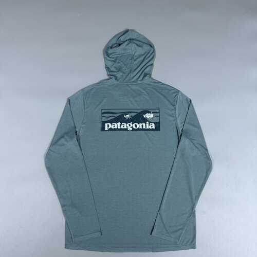 patagonia巴塔哥尼亚CAPCool Daily C1吸湿排汗连帽长袖速干T恤男