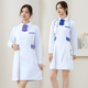 新弹力领结护士服长袖 护士演出服医院药店美容服工作服口腔 女修身