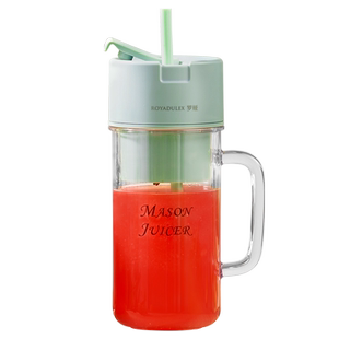 罗娅榨汁机碎冰小型家用便携式榨汁杯电动搅拌料理奶昔果汁机新款