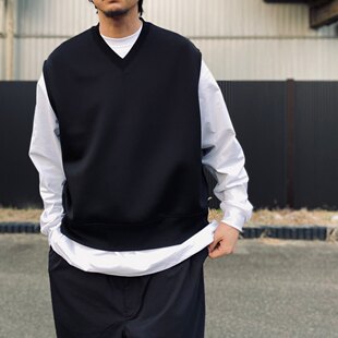 KNIT柔软轻便百搭双面针织机能户外男女背心 SCUBA 26SS DW39TECH