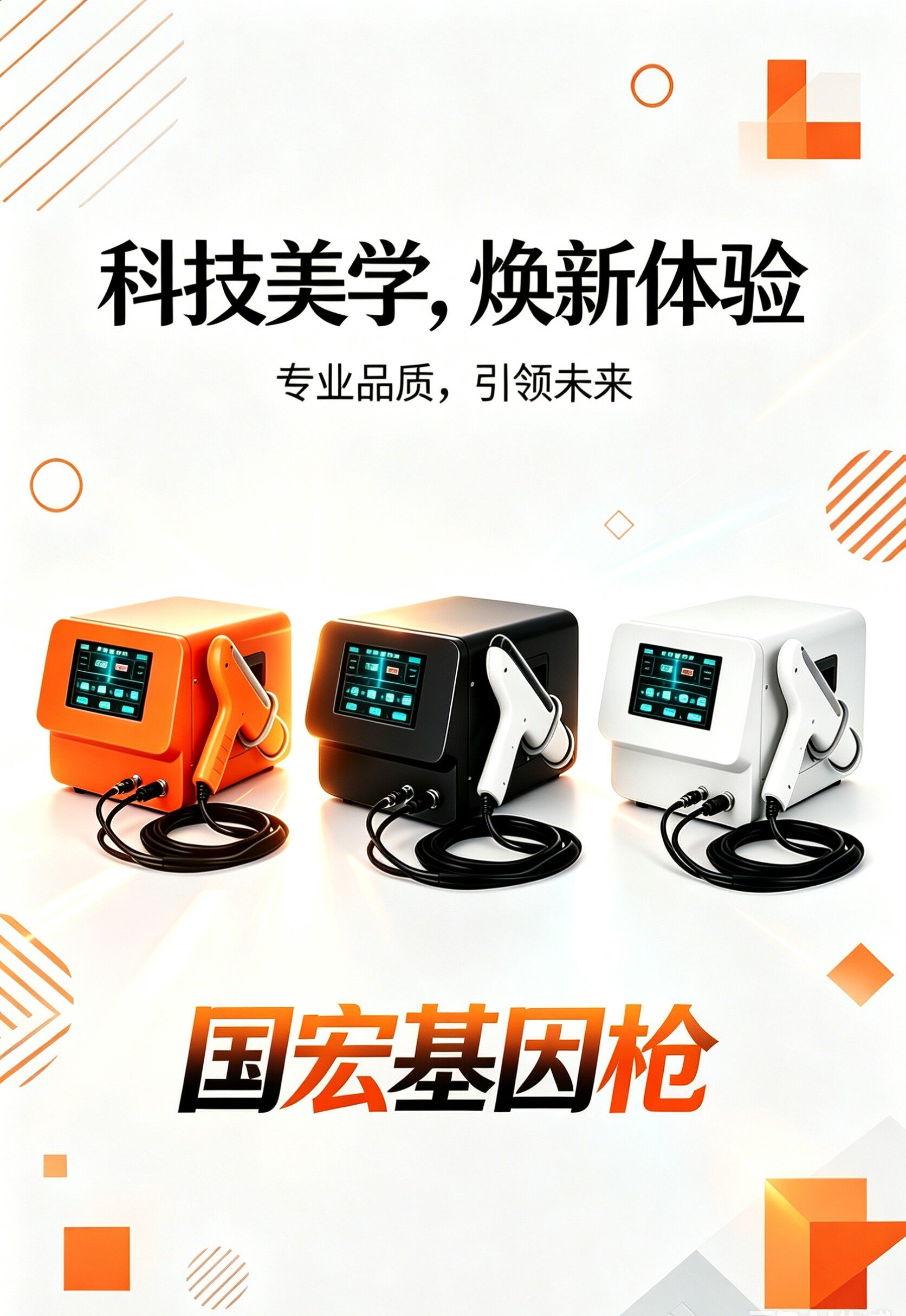 基因枪高压无创水光枪断黑术喷射透皮雾化中胚导入美容院仪器专用