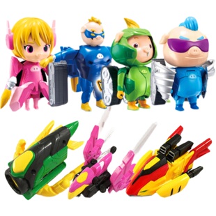 猪猪侠之超星萌宠飞船舰队玩具变形变身器菲菲公仔召唤器超星锁