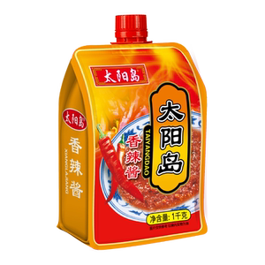 太阳岛香辣酱1kg大袋量商用饭包酱蘸酱鸡蛋酱熟酱特产美味速食