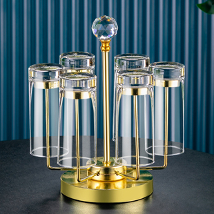 不锈钢杯架水杯挂架玻璃杯架沥水架啤酒杯架收纳架创意杯子架酒架