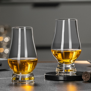 国际玻璃闻香杯威士忌品鉴杯试酒杯水晶玻璃甜酒杯ISO专业纯饮杯