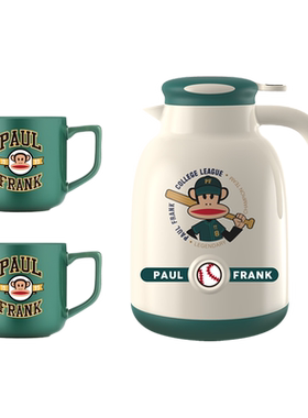 paul frank大嘴猴 PFC781T保温壶马克杯套装