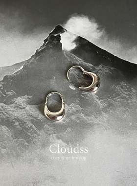 「小提包」通体S925纯银耳环女小众设计秋冬耳饰