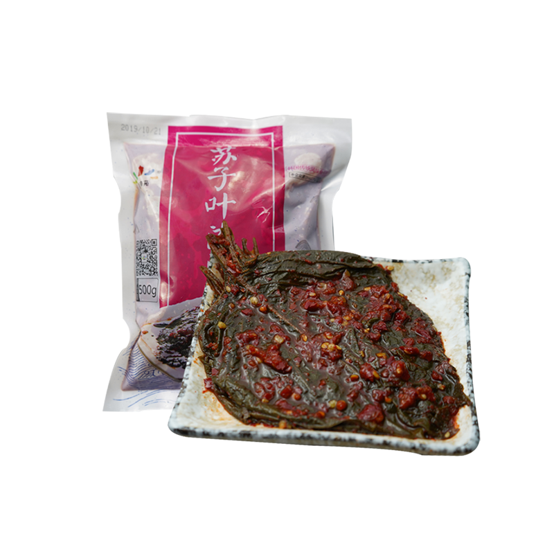 韩式酱苏子叶佐餐餐桌食品