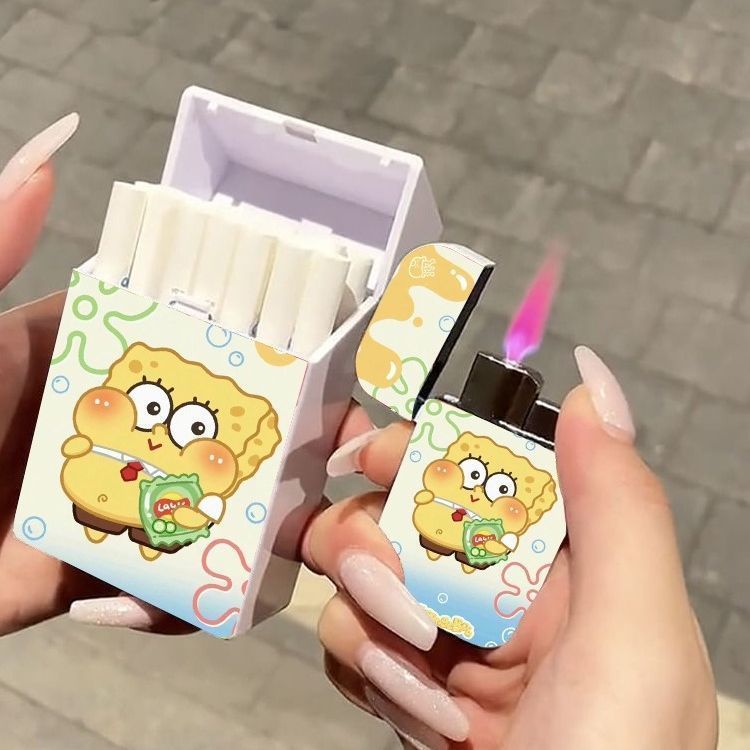 海綿寶寶派大星煙盒打火機