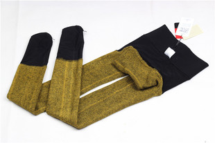 皮尔卡丹苹果臀抗起球火神绒抗菌加厚保暖踩跟打底连裤 袜女89018