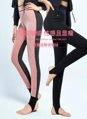新品 皮尔卡丹高腰加长特厚护腿5000D加绒发热绒九分保暖裤92027