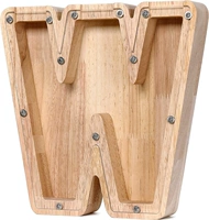 W Письмо Пигги Банк [прозрачный и видимый]