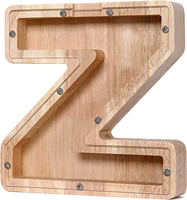 Z Письмо Пигги Банк [прозрачный и видимый]