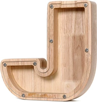 J Письмо Piggy Bank [Прозрачный видимый]