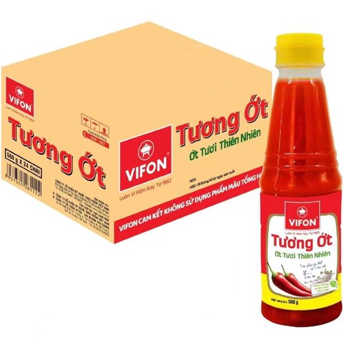 越南进口VIFON辣椒酱调味料蒜蓉甜辣酱560g×24瓶 甜辣酱伴饭蘸料