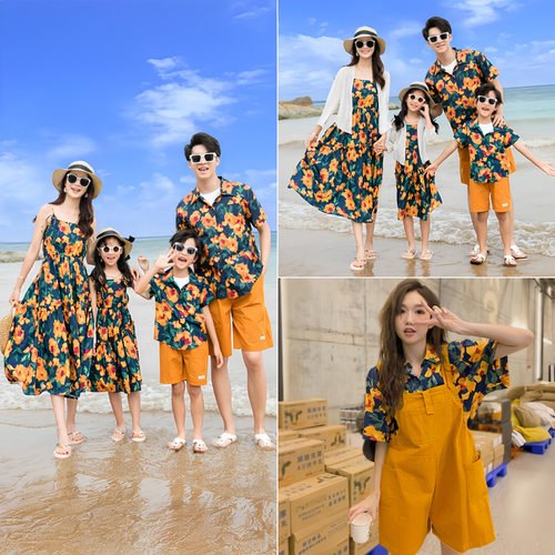 网红炸街新款亲子装夏装