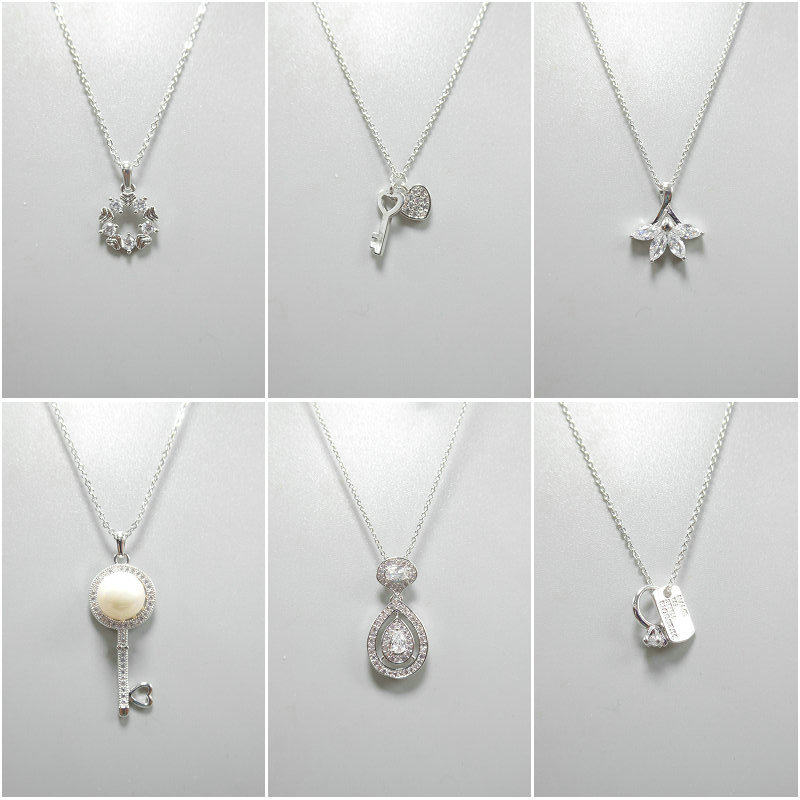 三件包邮项链女气质潮网红锆石小巧精致仙气少女甜美感锁骨链3895