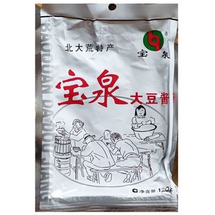 宝泉大酱120g东北特产宝泉岭大豆酱即食蘸菜酱可拌饭拌面炸豆瓣酱
