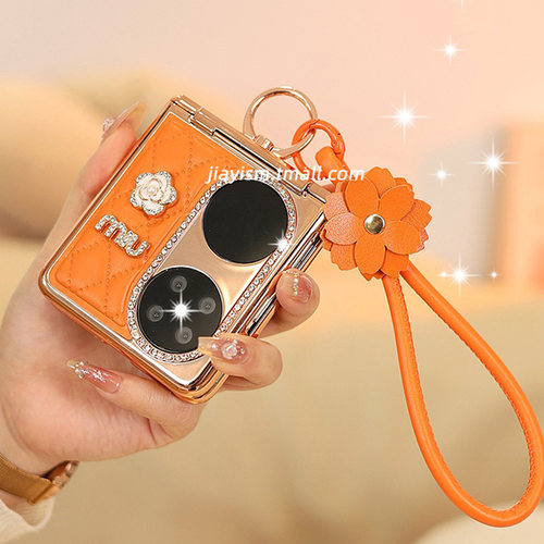 适用华为pocket2手机壳斜挎