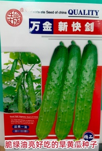 黄瓜种子万金新快剑香剑水果黄瓜zao熟春秋播大棚黄瓜