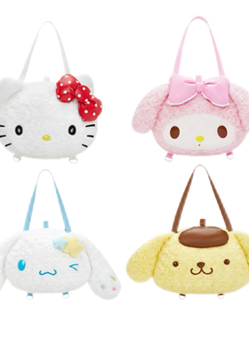 现货Sanrio三丽鸥 HelloKitty 布丁狗玉桂狗美乐蒂大脸包双肩包