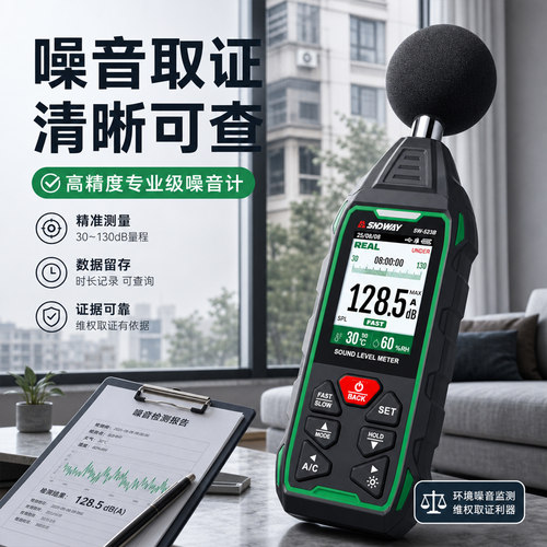 深达威专业级手持高精度噪音仪