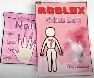 盲袋非成品儿童DIY启智专注力手工玩具女孩 Roblox联名玩偶换装