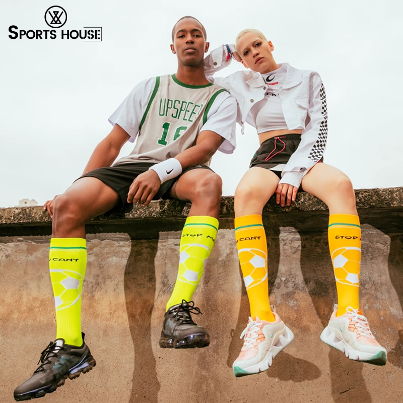 Sport's House运动之家青少年高筒毛巾底脚踝保护带足球运动袜子