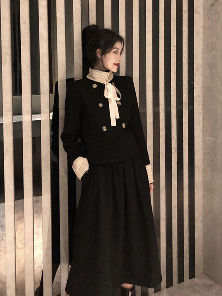 대만 새 여장 가볍고 성숙한 스타일 외국 스타일 부드러운 스타일 여성 투피스 양복 한국 스타일 가을 겨울
