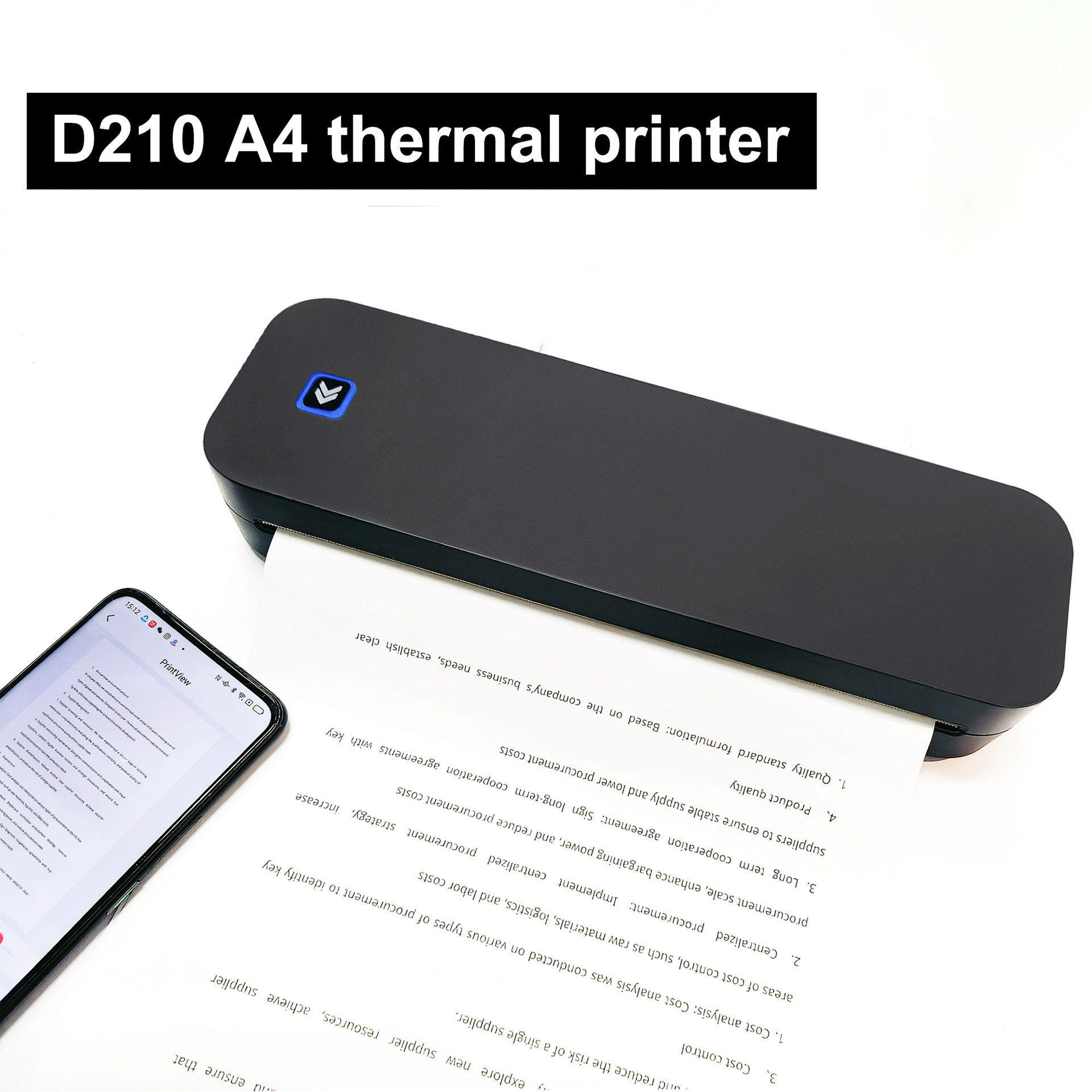 A4 thermal printer for mobile phones and computers(Factory)