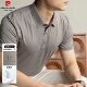 皮尔卡丹男士 polo衫 夏季 新款 薄款 冰丝桑蚕丝中年爸爸半袖 短袖 t恤